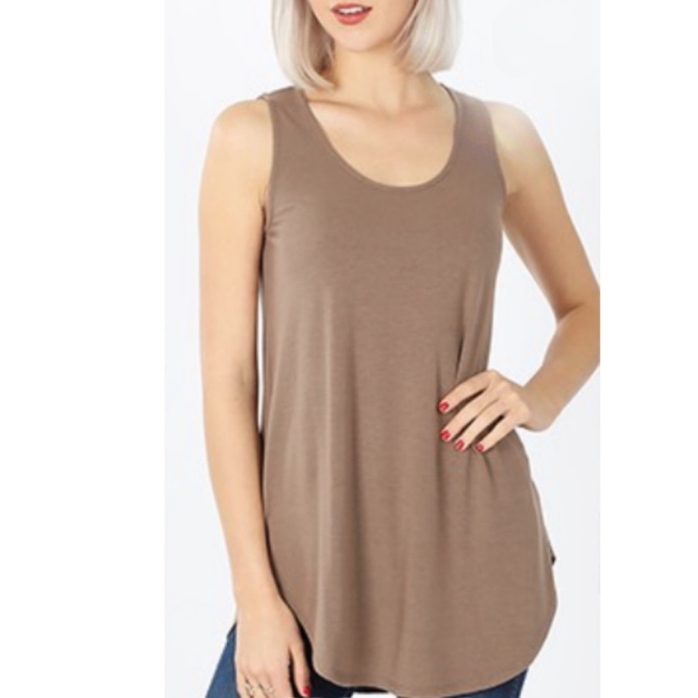 Zenana mocha tank
